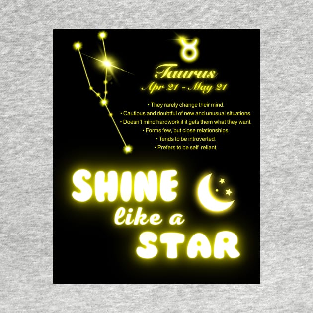 Shine Like A Star - Taurus by FullMoon